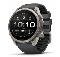 Garmin Fenix 9 Pro 51mm Titan mit Silikon-Armband Graphit/Schwarz (010-04337-26) 64 GB