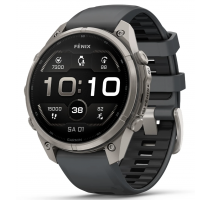 Garmin Fenix 9 Pro 47mm Titan mit Silikon-Armband Graphit/Schwarz (010-04336-26) 64 GB